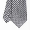 Hot E.Marinella Dark Grey Sartorial 7 Cm Silk Tie - Small Flower Pattern