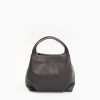 Online E.Marinella Dark Grey Textured Leather Soft Mini Bag