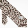 Online E.Marinella Dark Brown Archivio Collection Silk Tie 1952-1-04