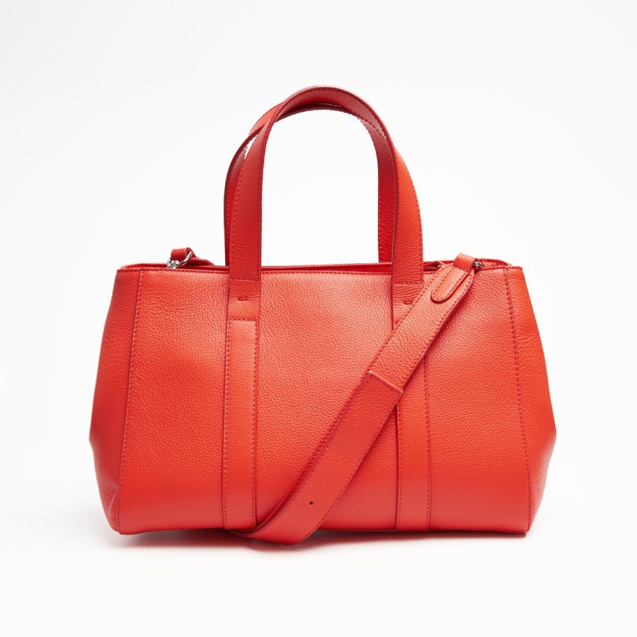 Hot E.Marinella Diana Orange Leather Bag