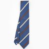 New E.Marinella Blue Sartorial Striped Tie