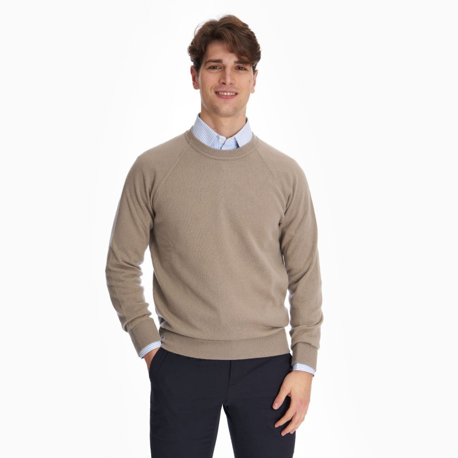 Online E.Marinella Beige Cashmere Sweatshirt