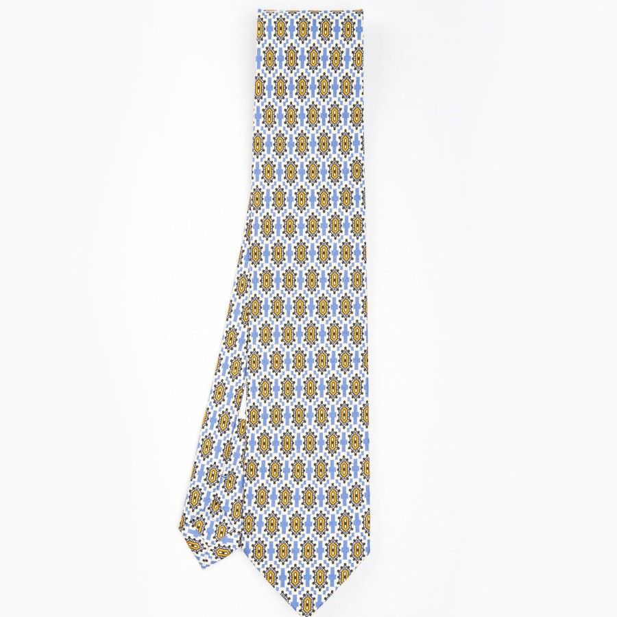 Best E.Marinella Powder Blue Archivio Collection Silk Tie 1986-06