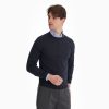 Best E.Marinella Blue Cashmere And Silk Sweater