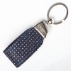 Online E.Marinella Dark Blue Keyfob In Silk And Leather