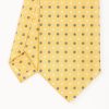 Best E.Marinella Yellow Sartorial Classic Silk Tie - Small Flower Pattern