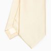 Clearance E.Marinella Cerimonial Solid Yellow Silk Satin Tie