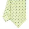 Hot E.Marinella Light Green Sartorial Classic Silk Tie - Small Flower Designs