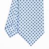 Hot E.Marinella Light Blue Sartorial Classic Silk Tie - Small Flower Pattern