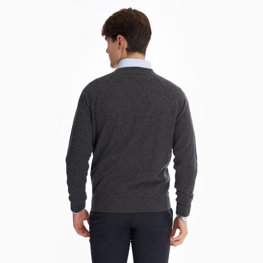 Hot E.Marinella Dark Grey Cashmere Sweatshirt