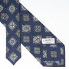 Wholesale E.Marinella Dark Blue Archivio Collection Silk Tie 1988-01