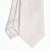 Wholesale E.Marinella Light Grey Sartorial Jacquard Silk Tie - Solid Colours