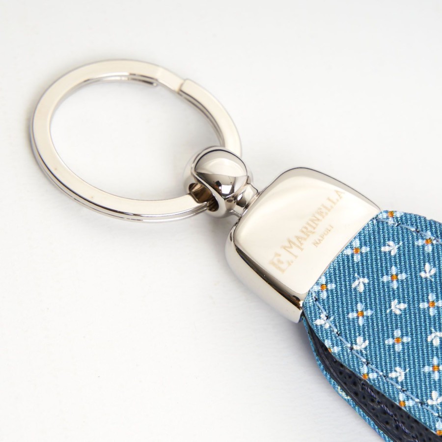 Wholesale E.Marinella Keyfob In Silk And Leather