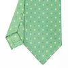 Wholesale E.Marinella Green Sartorial Classic Silk Tie - Small Flower Designs