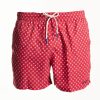 Best E.Marinella Red Swim Shorts- Large Patterns