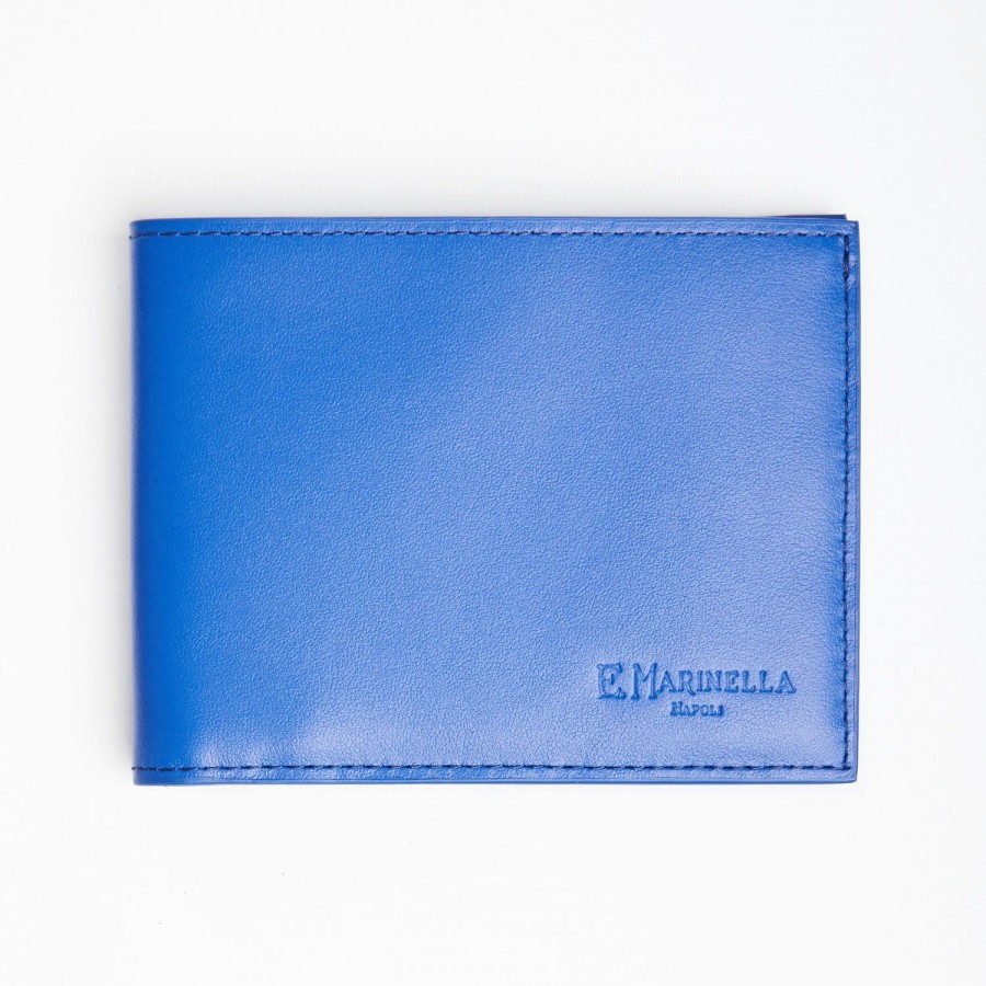 Best E.Marinella Bluette Leather Horizontal Wallet