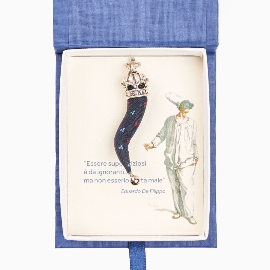 Hot E.Marinella Dark Blue Good-Luck Charm