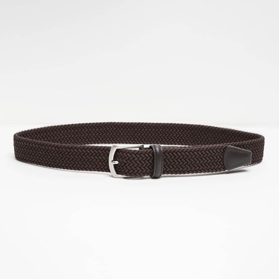 Wholesale E.Marinella Woven Stretch Belt 35 Mm