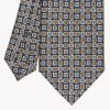 Best E.Marinella Blue Sartorial Classic Silk Tie - Paisley Pattern