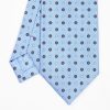 Hot E.Marinella Powder Blue Sartorial Classic Silk Tie - Small Flower Pattern