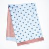 Hot E.Marinella Light Blue And Pink Double Silk Scarf