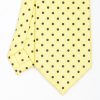 New E.Marinella Yellow Extra Long Sartorial Silk Tie Small Flower Pattern