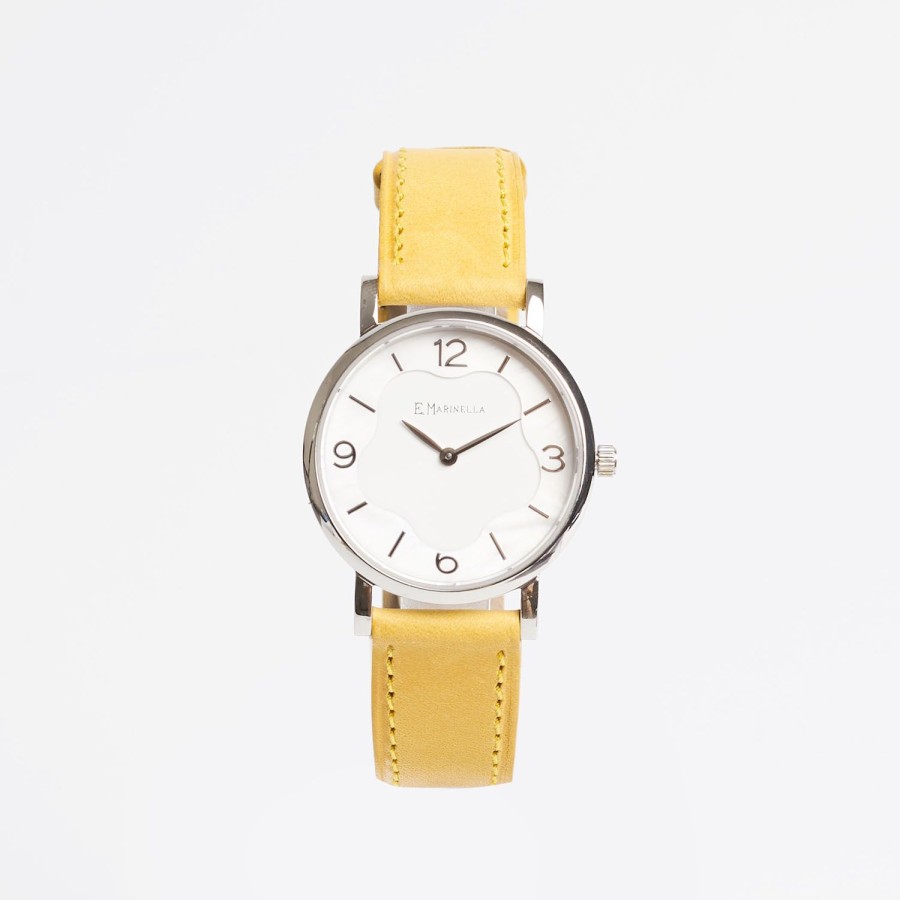 Best E.Marinella Ladies' Yellow Leather Watch