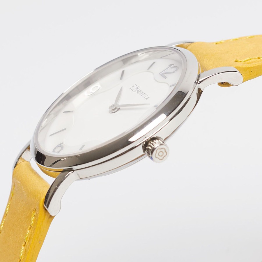 Best E.Marinella Ladies' Yellow Leather Watch