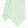 Wholesale E.Marinella Light Green Sartorial Linen Tie Solid Color