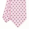 Best E.Marinella Pink Sartorial Classic Tie - Small Flower Pattern