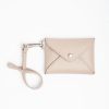 Clearance E.Marinella Beige Leather Credit Card Holder