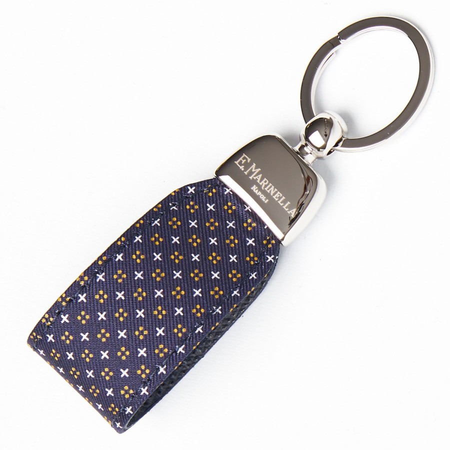 Wholesale E.Marinella Keyfob In Silk And Leather