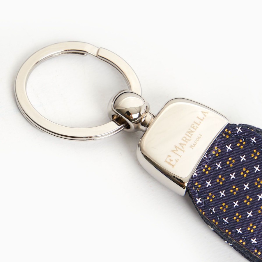 Wholesale E.Marinella Keyfob In Silk And Leather