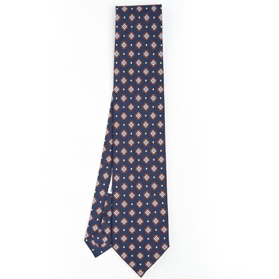 Wholesale E.Marinella Dark Blue Archivio Collection Silk Tie 1989-02