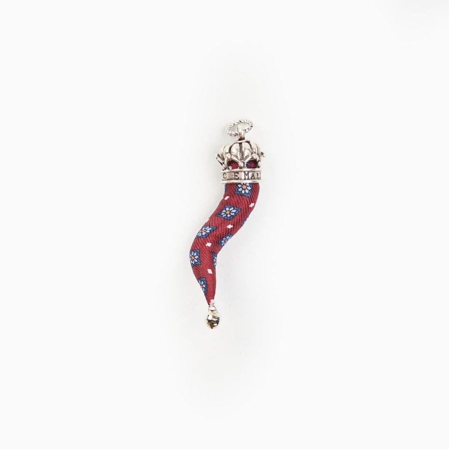 Online E.Marinella Burgundy Good-Luck Charm