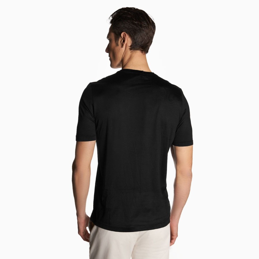 Clearance E.Marinella Black Silk T-Shirt