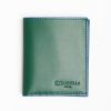 Wholesale E.Marinella Dark Green Leather Small Wallet