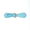 Online E.Marinella Light Blue Leather Scarf-Buckle