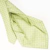 Wholesale E.Marinella Light Green 7 Fold Sartorial Silk Tie - Small Flower Pattern