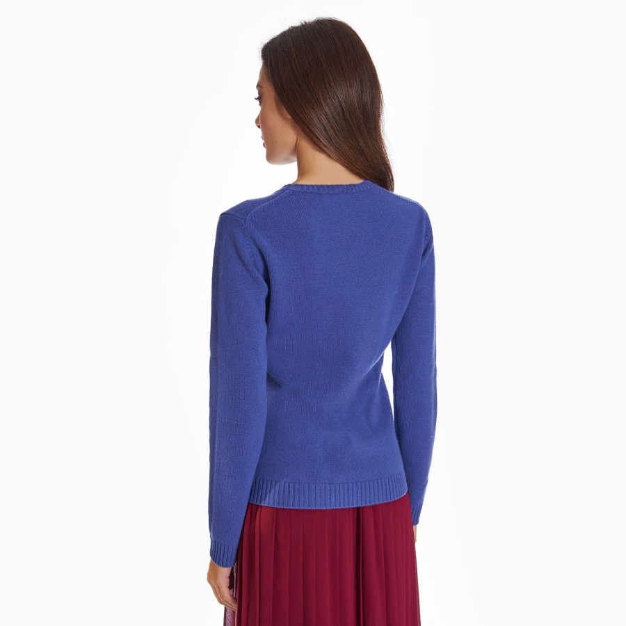 New E.Marinella Bluette Wool And Cashmere Crewneck