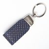 Hot E.Marinella Dark Blue Keyfob In Silk And Leather