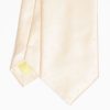 Online E.Marinella Beige Cerimonial Silk Satin Tie Polka Dot Pattern