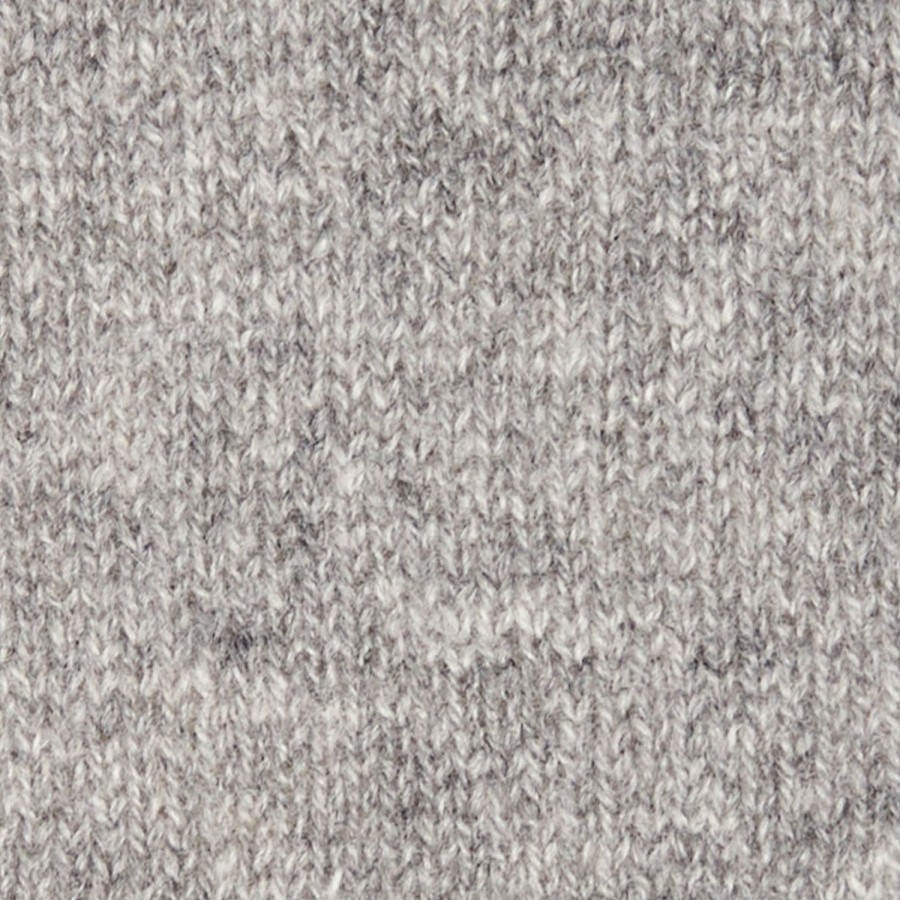 Clearance E.Marinella Gray And White Two-Tone Solid Cashmere Neck Warmer