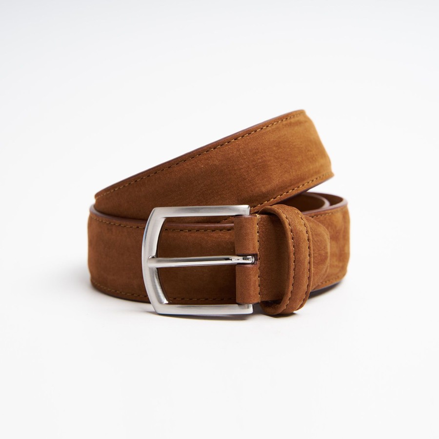 Best E.Marinella Tan Belt In Nabuk