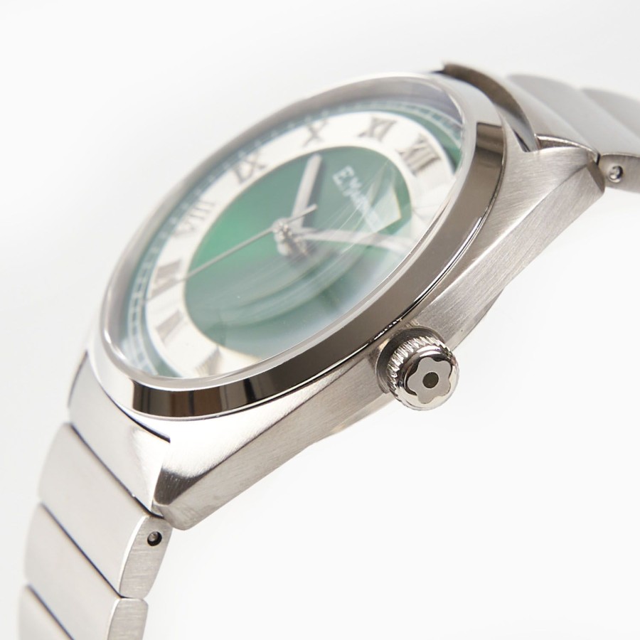 Online E.Marinella Ladies' Green Dial Watch