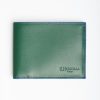 New E.Marinella Dark Green Leather Horizontal Wallet