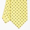 Clearance E.Marinella Yellow Sartorial Classic Silk Tie - Small Flower Pattern