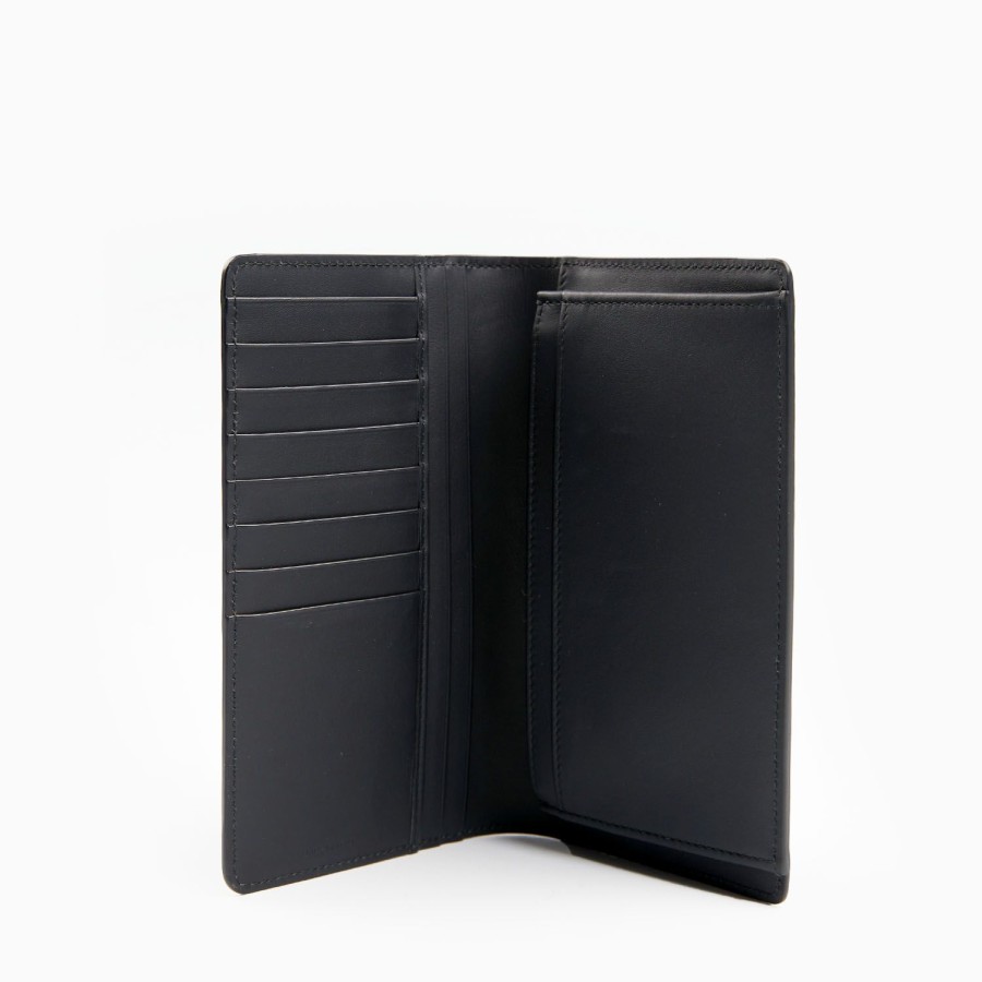 Best E.Marinella Black Big Wallet In Soft Leather