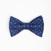 Clearance E.Marinella Bluette Pre-Knotted Silk Bowtie Small Flower Pattern