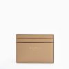 Clearance E.Marinella Beige Small Credit Card Holder In Soft Leather